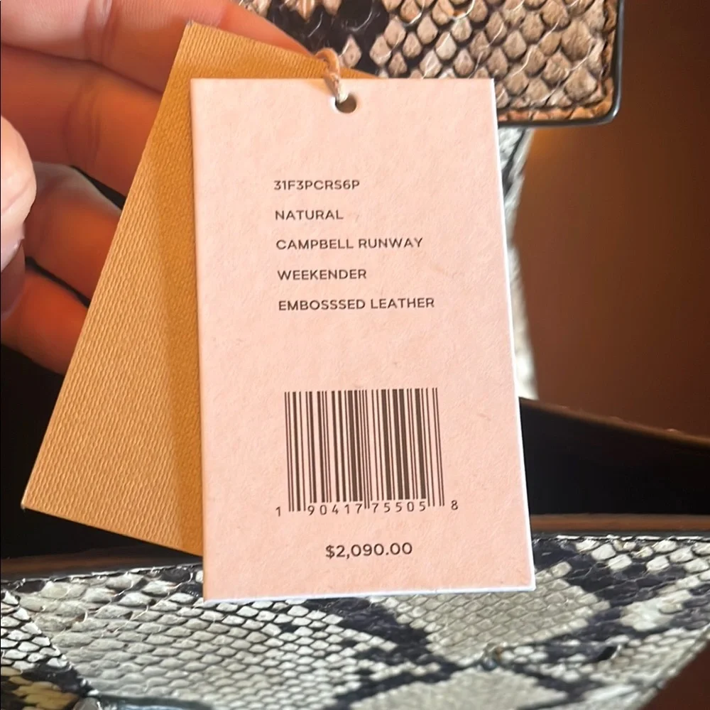 NWT Michael Kors Collection Campbell Runway Weekender - Picture 12 of 16